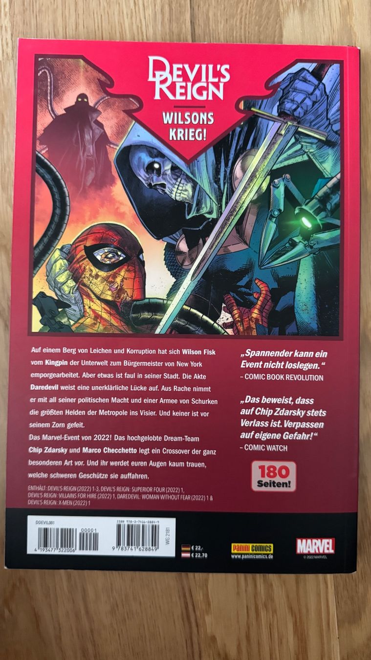 Comics: Daredevil - Devil's reign 1 – Gebraucht aus Arbon von kyle_rayner 1
