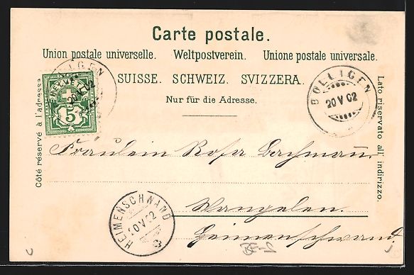 Cartes postales: Litho Bern, Bundespalast und Stadtwappen – D'occasion à Berlin par bartko-reher 1
