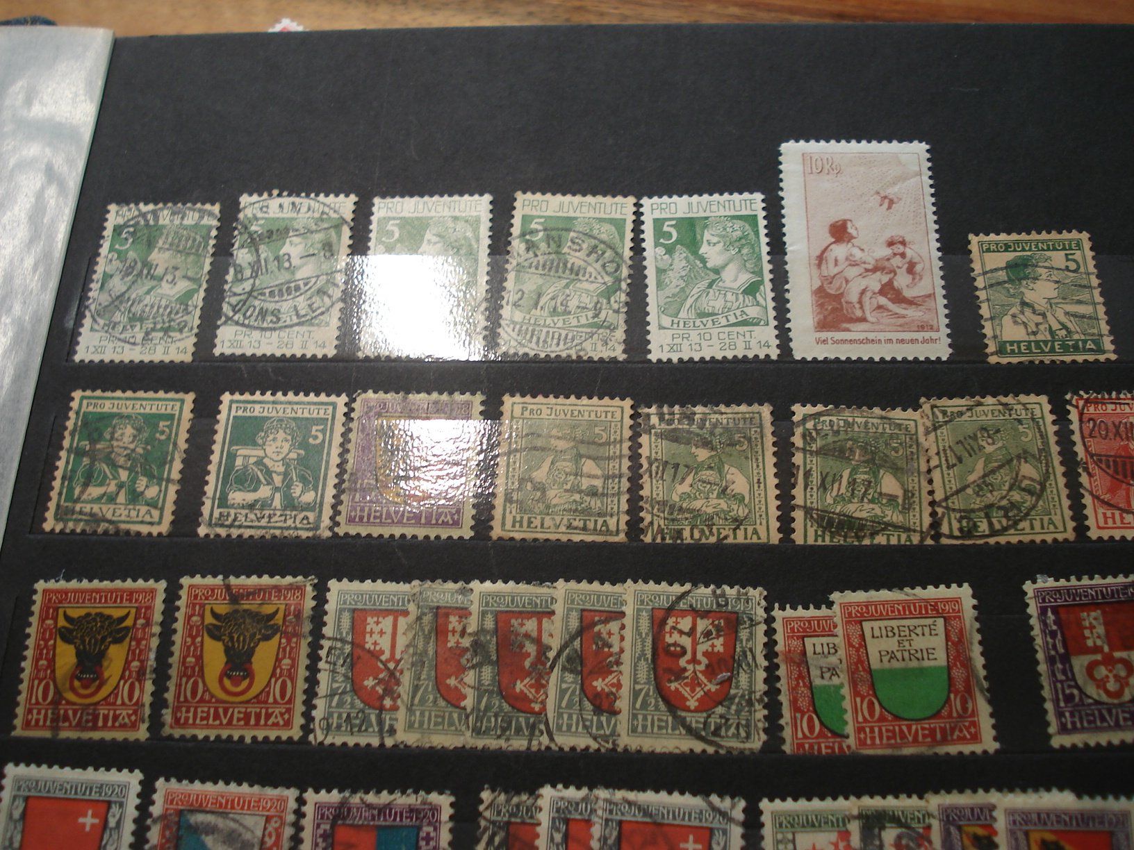 Alle Briefmarken: Lot alte Marken Pro Juventute o, mit Vorläufer – Gebraucht aus Niederwil AG von morostahu 1