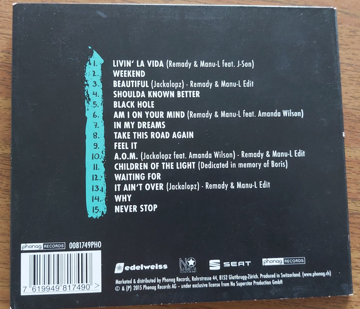 CD: CD Remady & Manu-L 1+1=3 Phonag Records 2015 – Usato da Thörigen venduto da Mairitterling 3