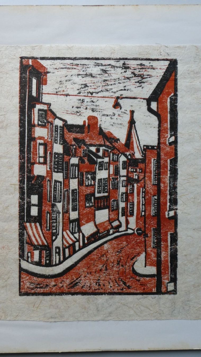Xilografie: Holzschnitt Lithografie Ansicht – Usato da Frauenfeld venduto da Astra13 1