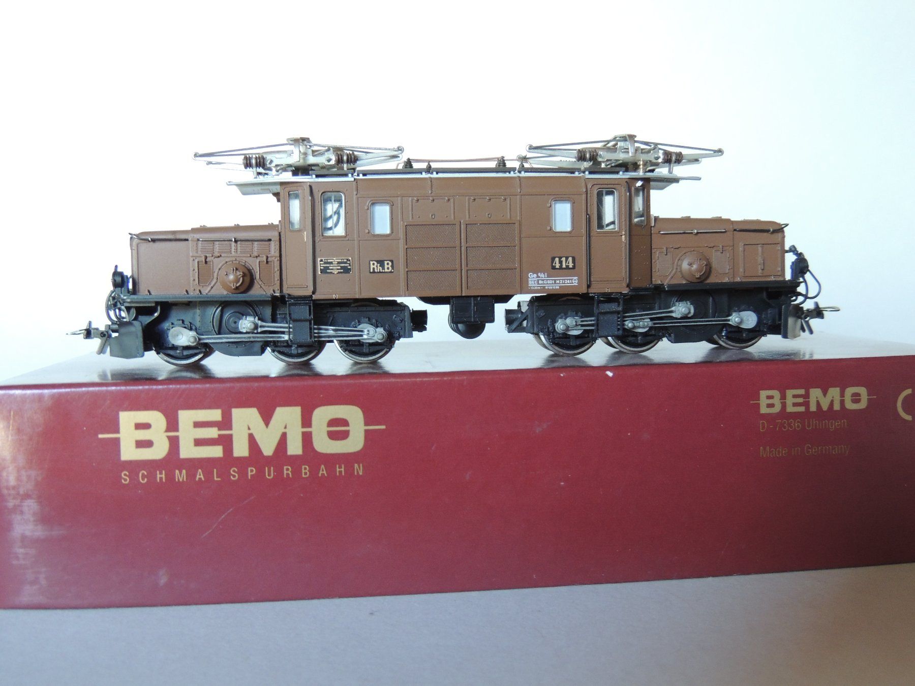 Bemo Modellini di ferrovie: BEMO RhB Ge 6/6' Nr. 414 – Usato da Igis venduto da Lazio16