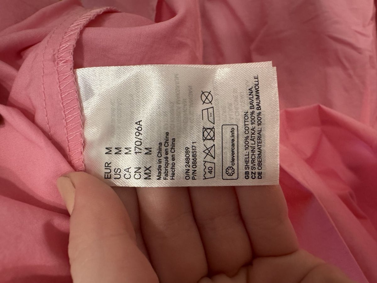 H&M Vestiti: Kleid 100% Baumwolle M, rosa – Nuovo (secondo la descrizione) da Malans GR venduto da leo_mz7w 2