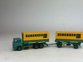 VE1- Herpa MAN Wechsel Pritschen Lastzug Schenker