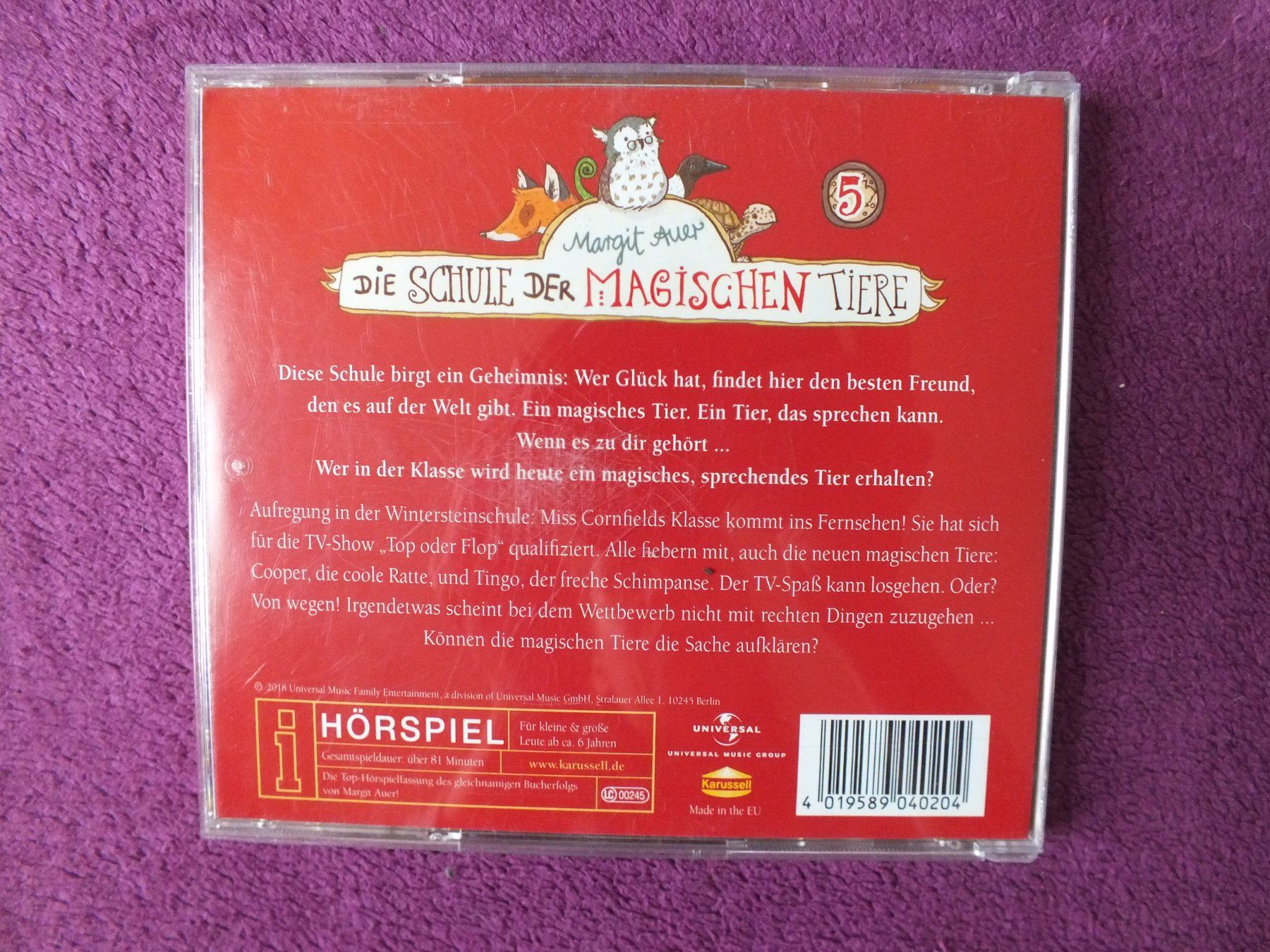 CD: Die Schule der magischen Tiere Folge 5 - Top oder Flop  CD – Usato da Müllheim Dorf venduto da Seeeule01 1