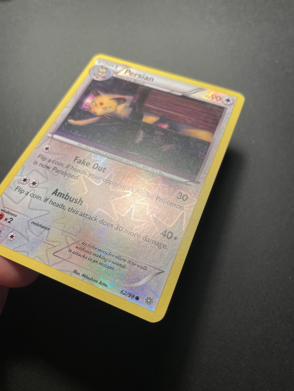 Pokémon Carte collezionabili: Persian 62/98 Ancient Origins Reverse Holo – Usato da Zürich venduto da pokemon_cards 1