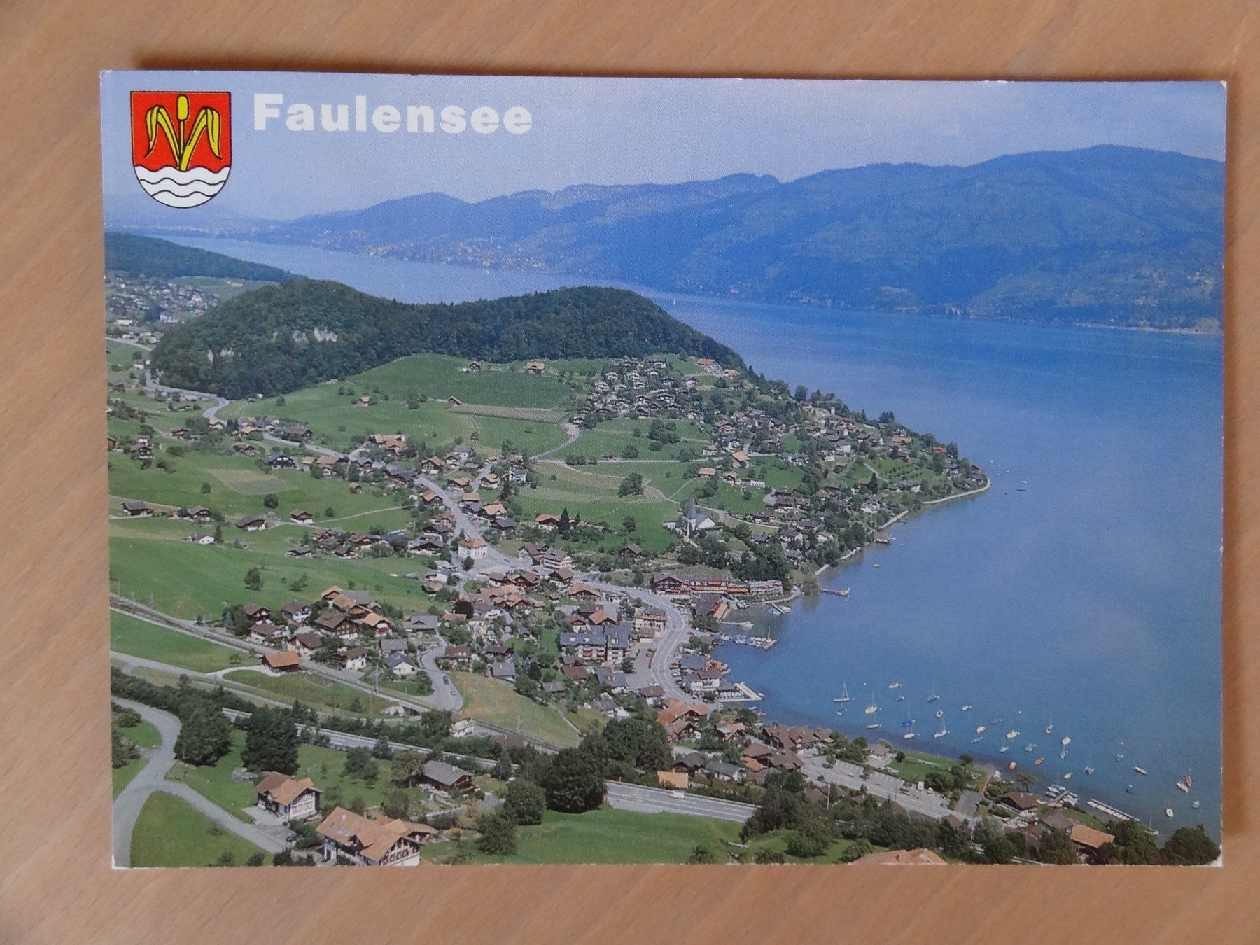 Cartoline postali: Faulensee - BE - 1990 – Usato da St Léonard venduto da Riglin