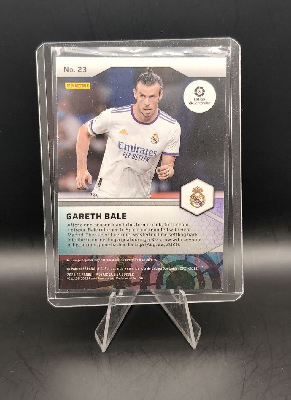 Panini Sammelbilder & Trading cards: Gareth Bale Panini Mosaic Pitch Masters Insert – Gebraucht aus Ostermundigen von DaCards 1