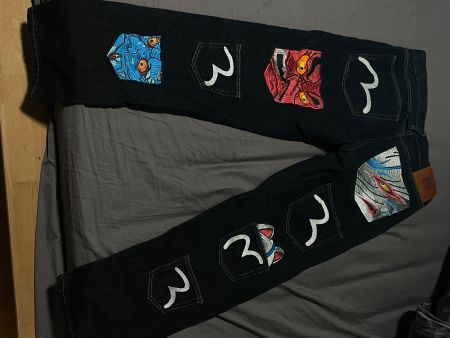Evisu Vintage Jeans Dark Blue