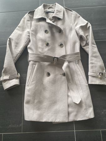 Hallhuber Trenchcoat in greige, Gr. 36