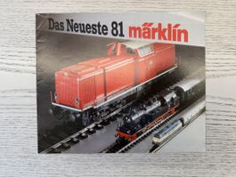 Märklin Neuheiten-Prospekt 1981