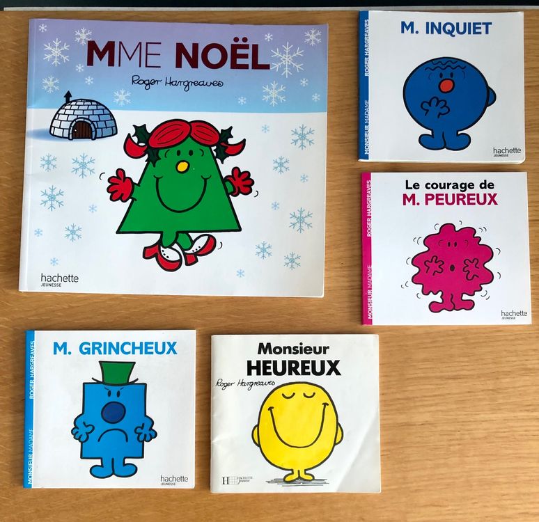 5 livres MONSIEUR MADAME / Roger Hargreaves | Kaufen auf Ricardo