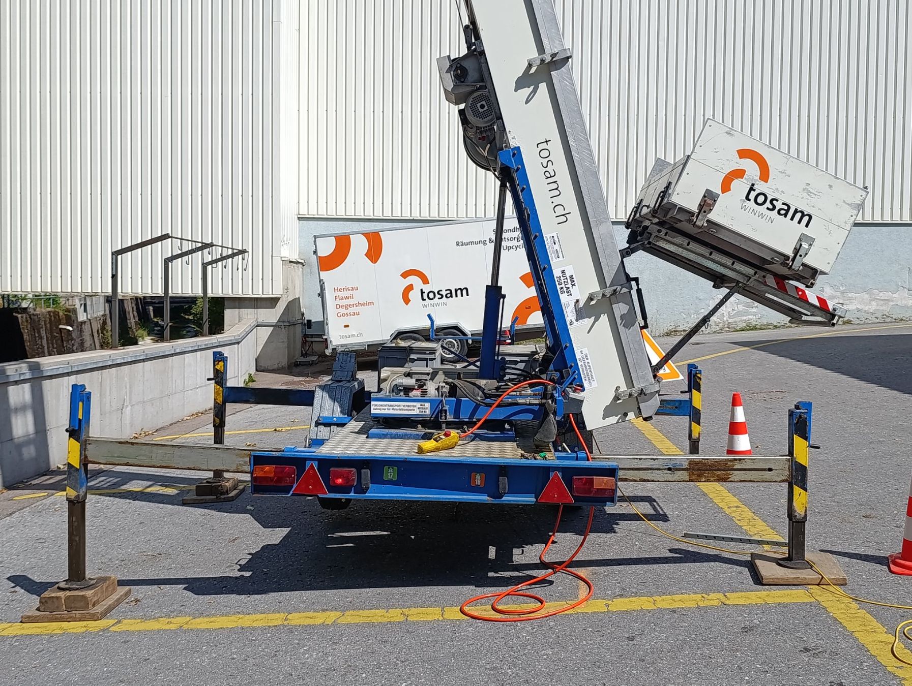 Altro per stoccaggio & trasporto: Lastenaufzug "CTE Elevatori EP 250" 25m/250kg – Usato da Herisau venduto da Tosam_WinWin 4