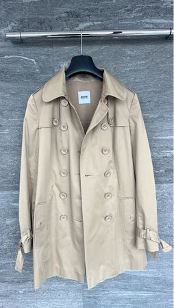 Moschino Trench Coat beige double-breasted  36