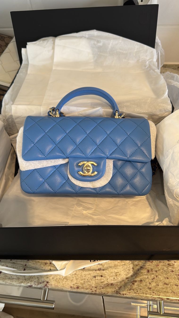 Chanel Borse da donna: NEUF Chanel Sac à main en cuir Coco Handle – Usato da Trelex venduto da emi_r59r 5