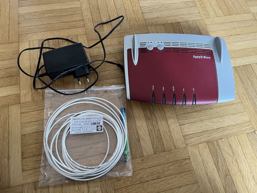 FritzBox 5490 Glasfaser Router Kaufen auf Ricardo
