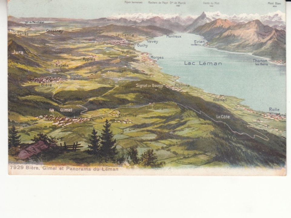 Cartoline postali: Bière Gimel 1908 – Usato da Bürglen TG venduto da StampGraf