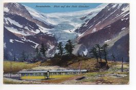 BERNINABAHN Blick auf den Palü Gletscher