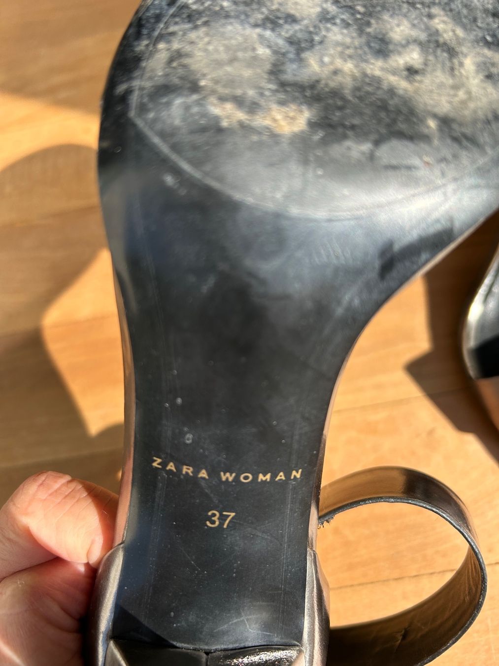 Zara Damenschuhe: High Heel Silber von Zara Gr. 37 – Gebraucht aus Zollikon von Moira55 5