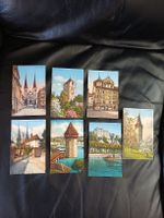 7 Alte Ansichtskarten / Postkarten aus Luzern, Schweiz