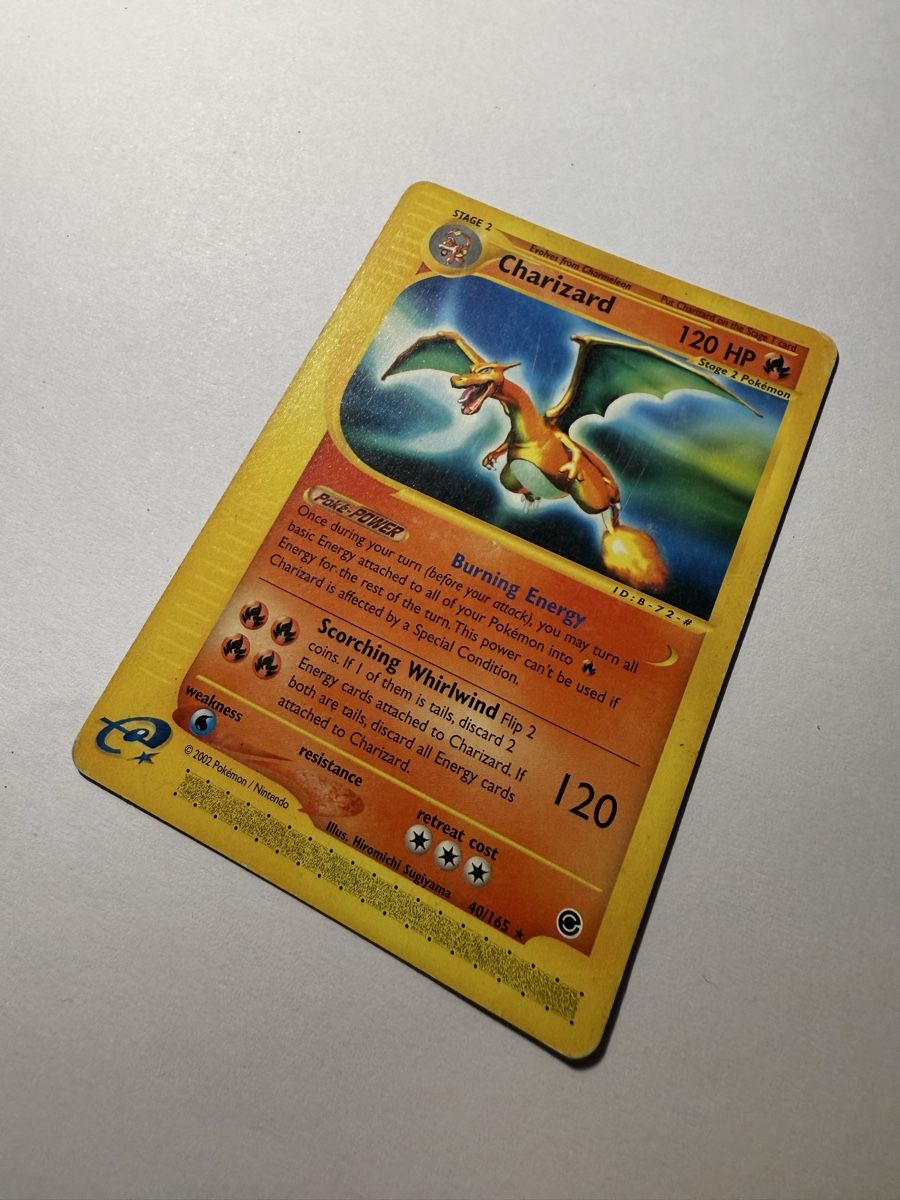 Pokémon Carte collezionabili: Charizard - Pokémon 2002 Expedition Base Set 40/165 Non holo – Usato da Lugano venduto da ktm_7jr7 1