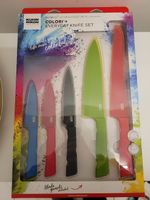 Neues Kuhn Rikon Küchen Messer Set Colori 5 Teilig