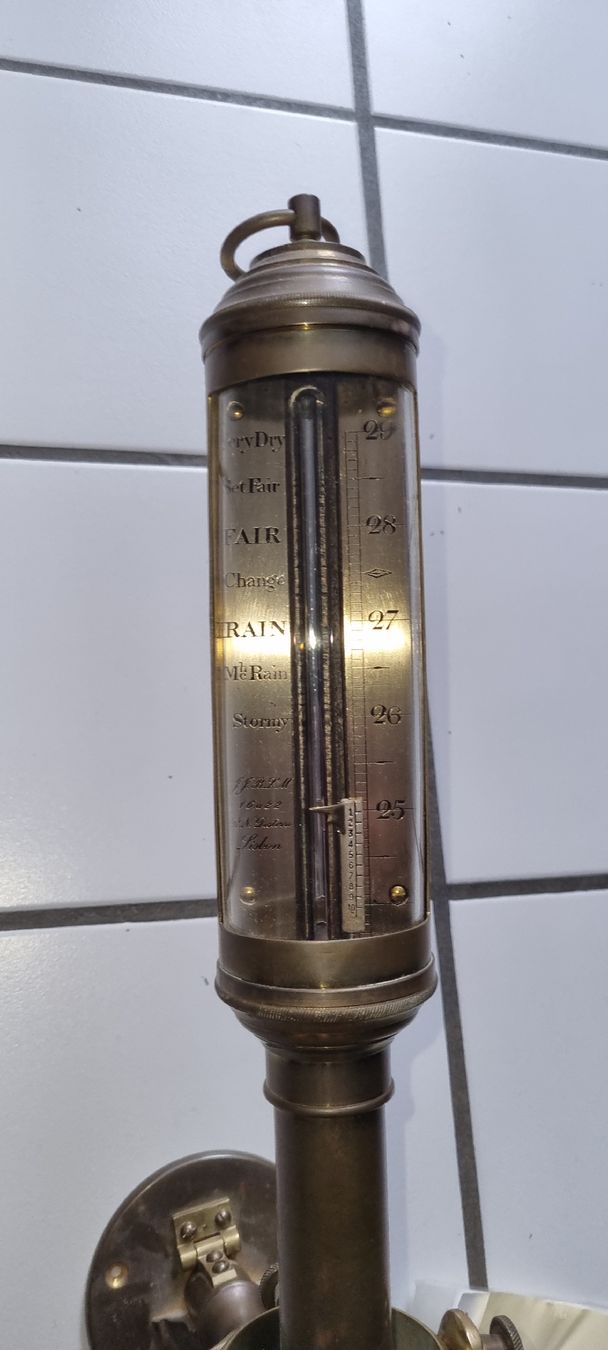 Altri elettrodomestici e apparecchi d’epoca: Schiffsbarometer Replikat 18. Jhdt. mit Echtheitszeugnis – Usato da Münchenbuchsee venduto da cesare1990 2