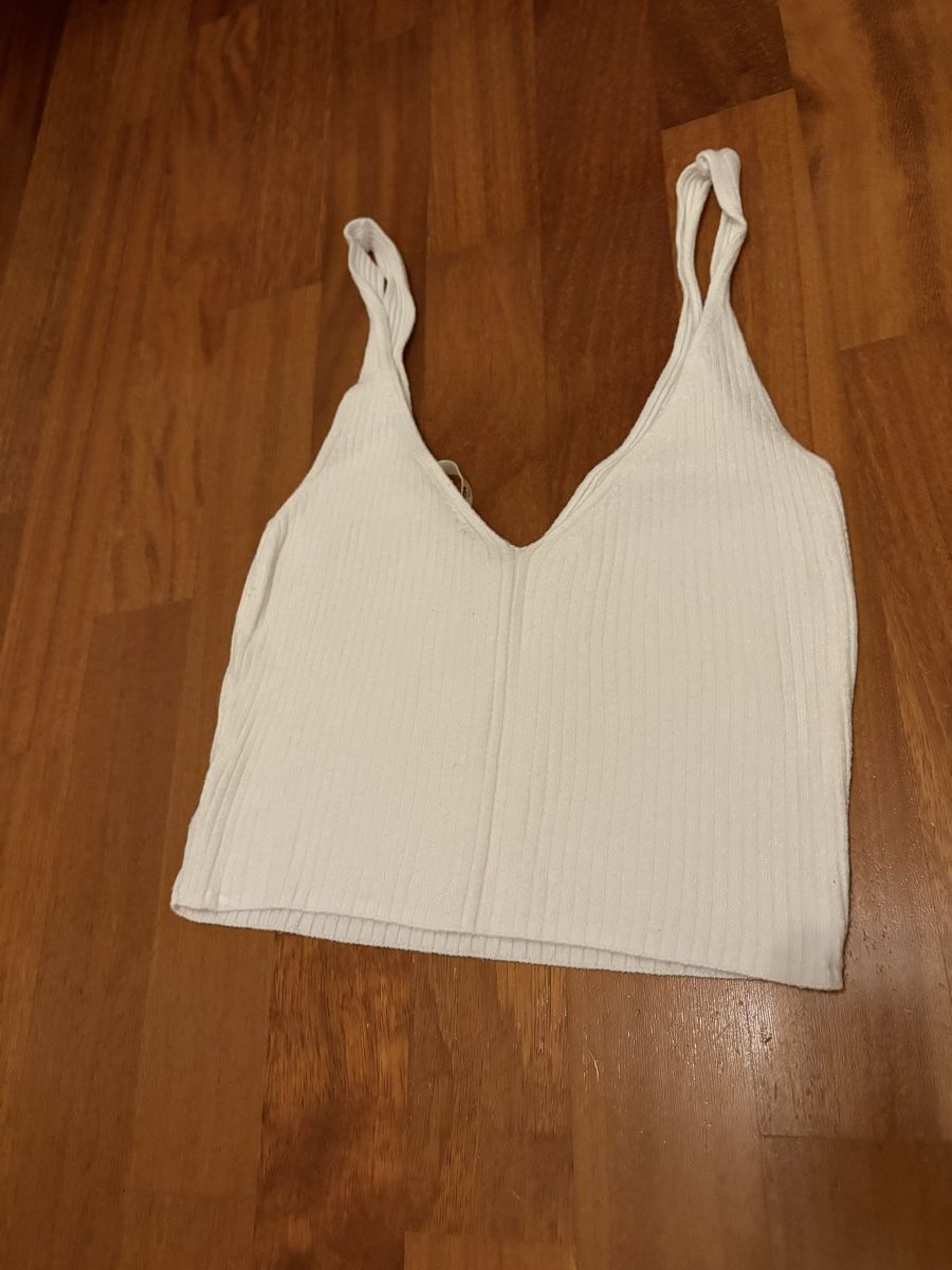Pull&Bear Tops: Top/Shirt weiss – Neu (gemäss Beschreibung) aus Embrach von ale_v5qn