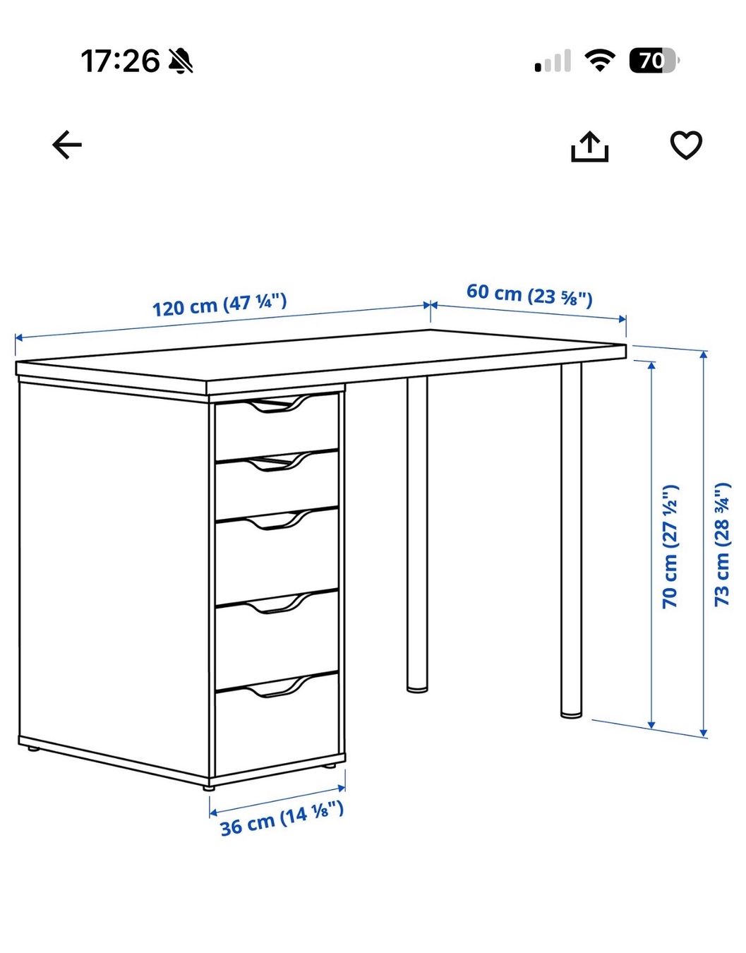 Ikea Scrivanie: IKEA Lagkapten Schreibtisch – Usato da Langenthal venduto da nolicefl 5