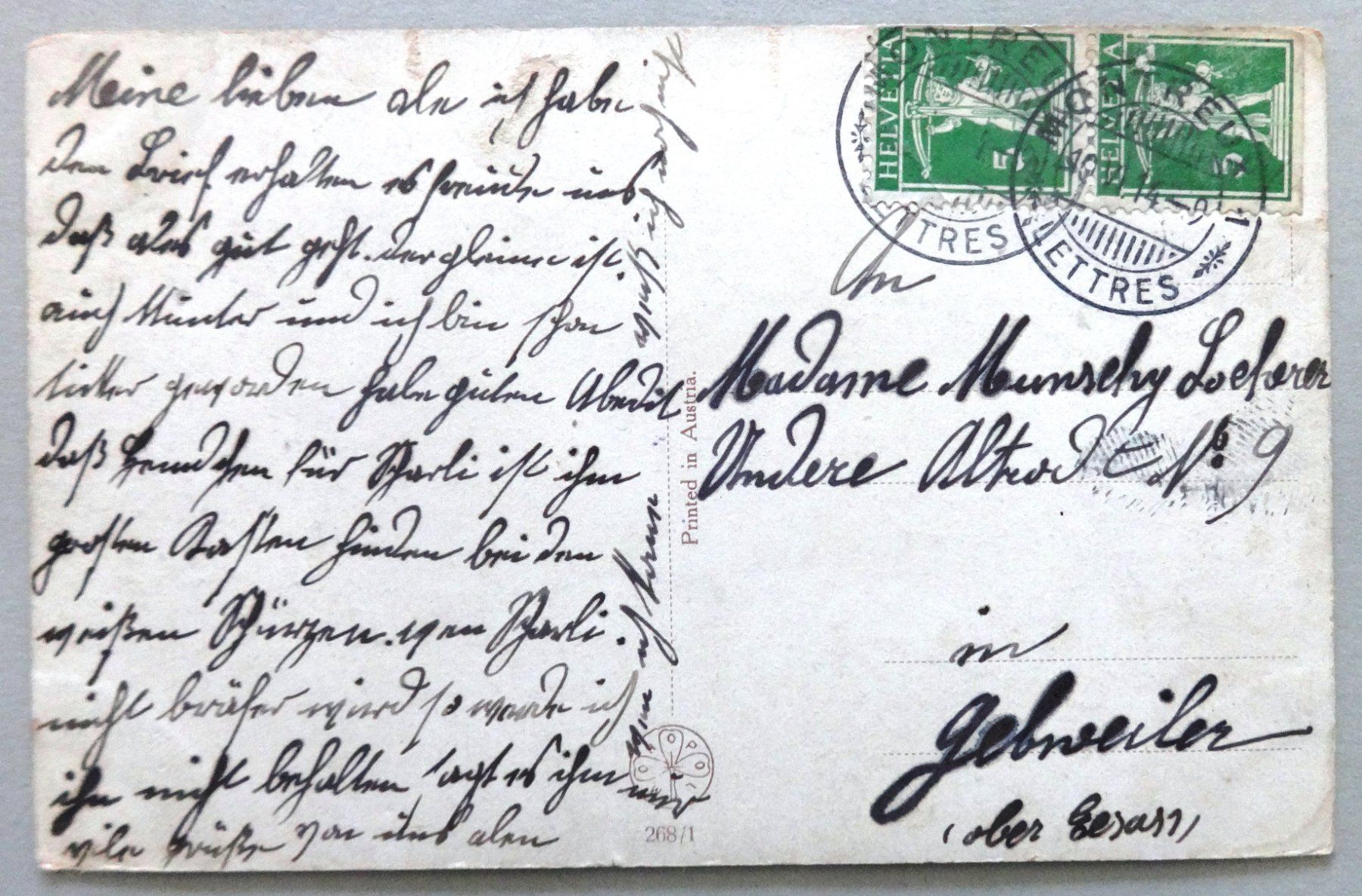 Cartoline postali: Paysage bucolique – Difettoso da Fétigny venduto da Billy2miny 1