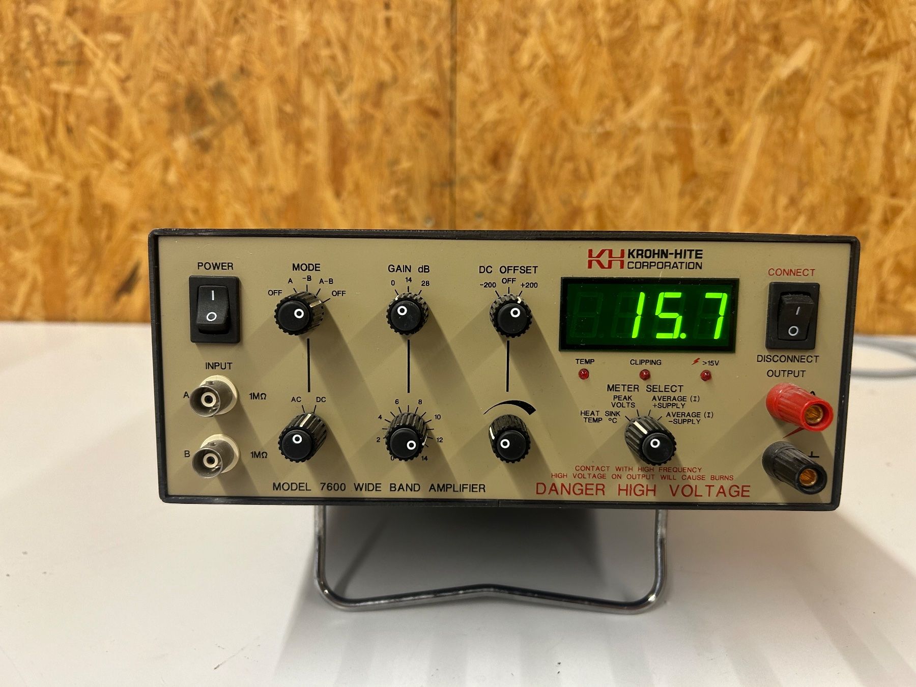 Amplificatori: Gebrauchter Krohn-Hite Model 7600 Wideband Amplifier – Usato da Schupfart venduto da philippb06 4