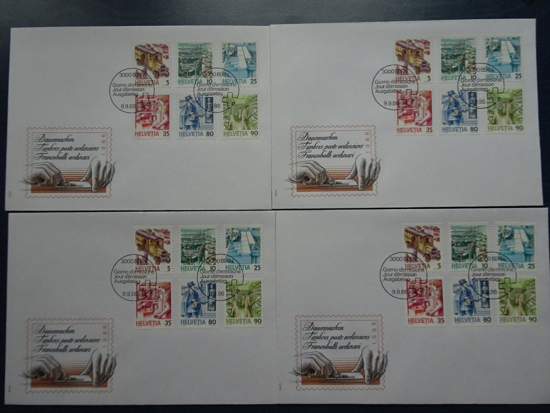 Alle Briefmarken: 1986 – Neu (gemäss Beschreibung) aus Aadorf von Chnorli-Furz