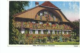 Altes Bernerhaus Wirtschaft zum Krindenhof ob Gunten, 1929