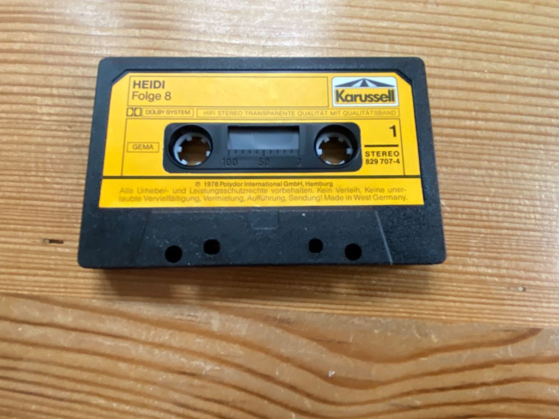Musicassette: Kassette - Heidi (Folge 8) – Usato da St.Gallen venduto da kingsamas 5