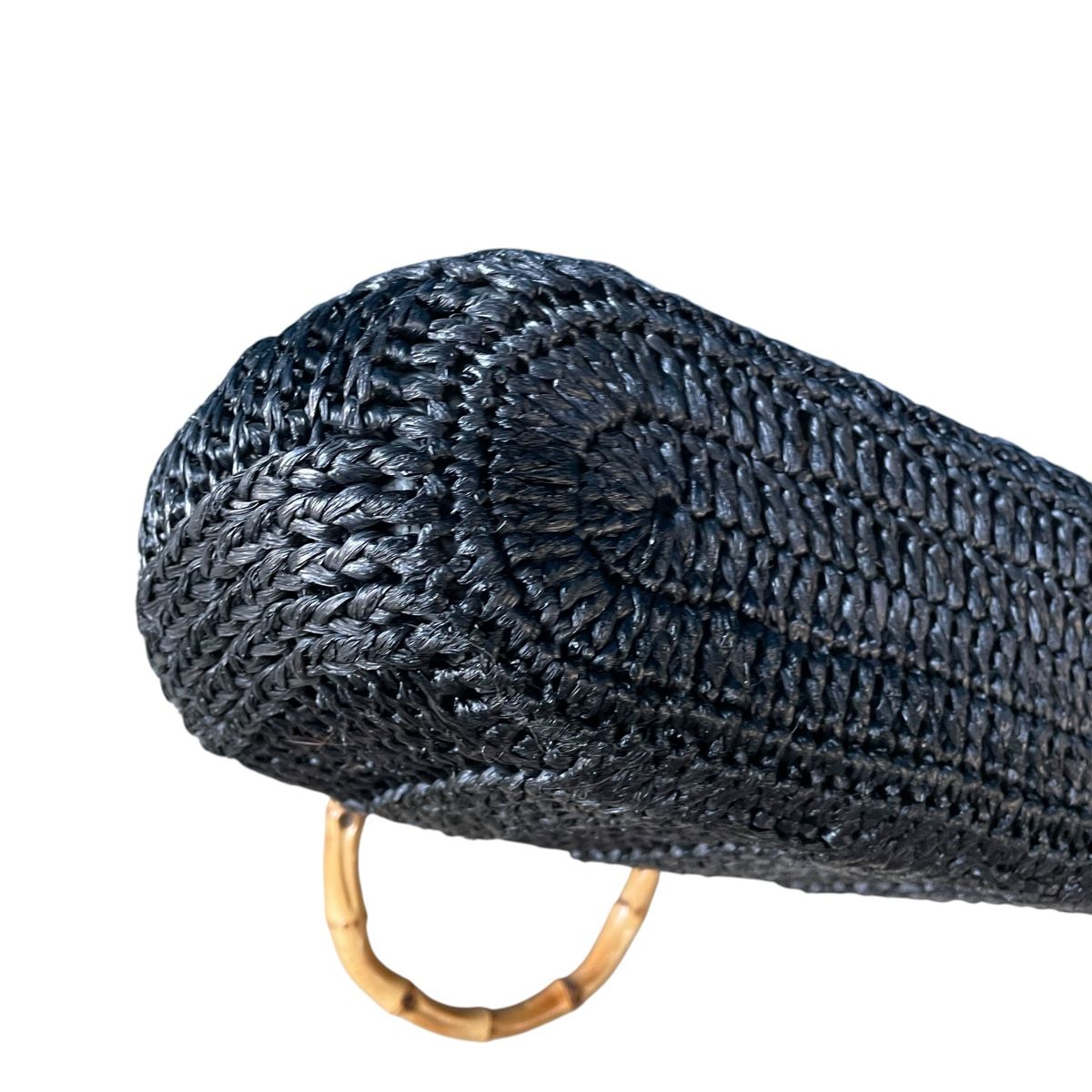 Taschen: 1950s authentic raffia hand bag with bamboo holder  – Gebraucht aus Zürich von MISSYS-WONDERBAG 5