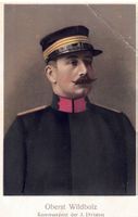 Armee Postkarte Oberst Wildbolz