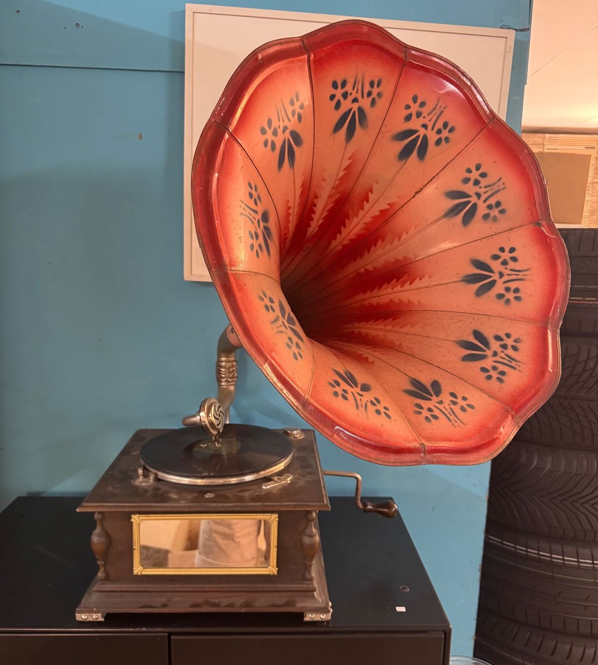 Plattenspieler: Alte Grammophon – Gebraucht aus Schlieren von Freundlich02
