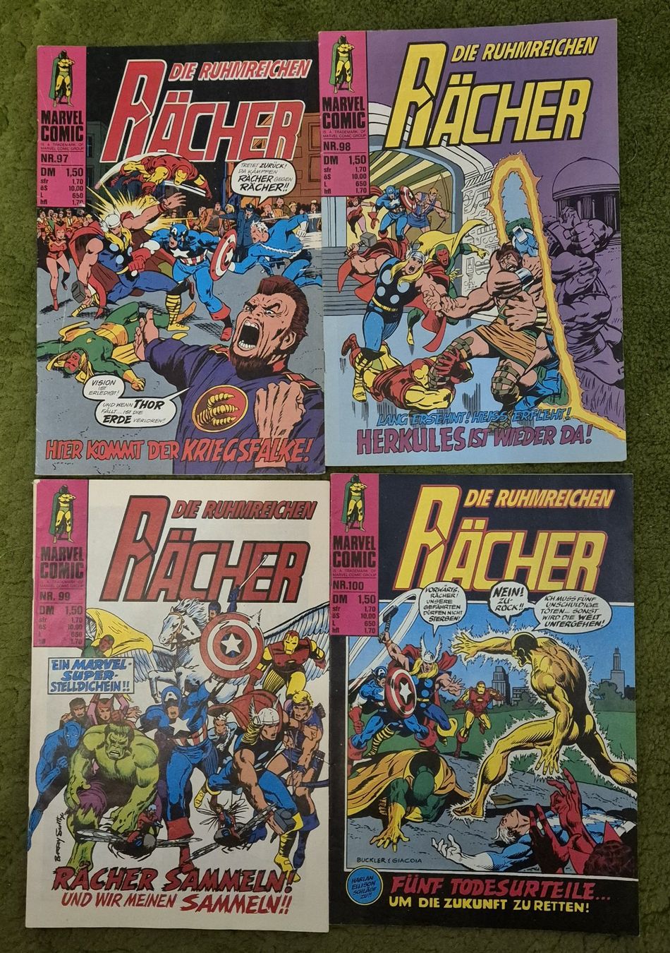 Comics: Die ruhmreichen Rächer / Marvel Comics / Williams / 8 Hefte – Gebraucht aus Chur von Schaf_60 2