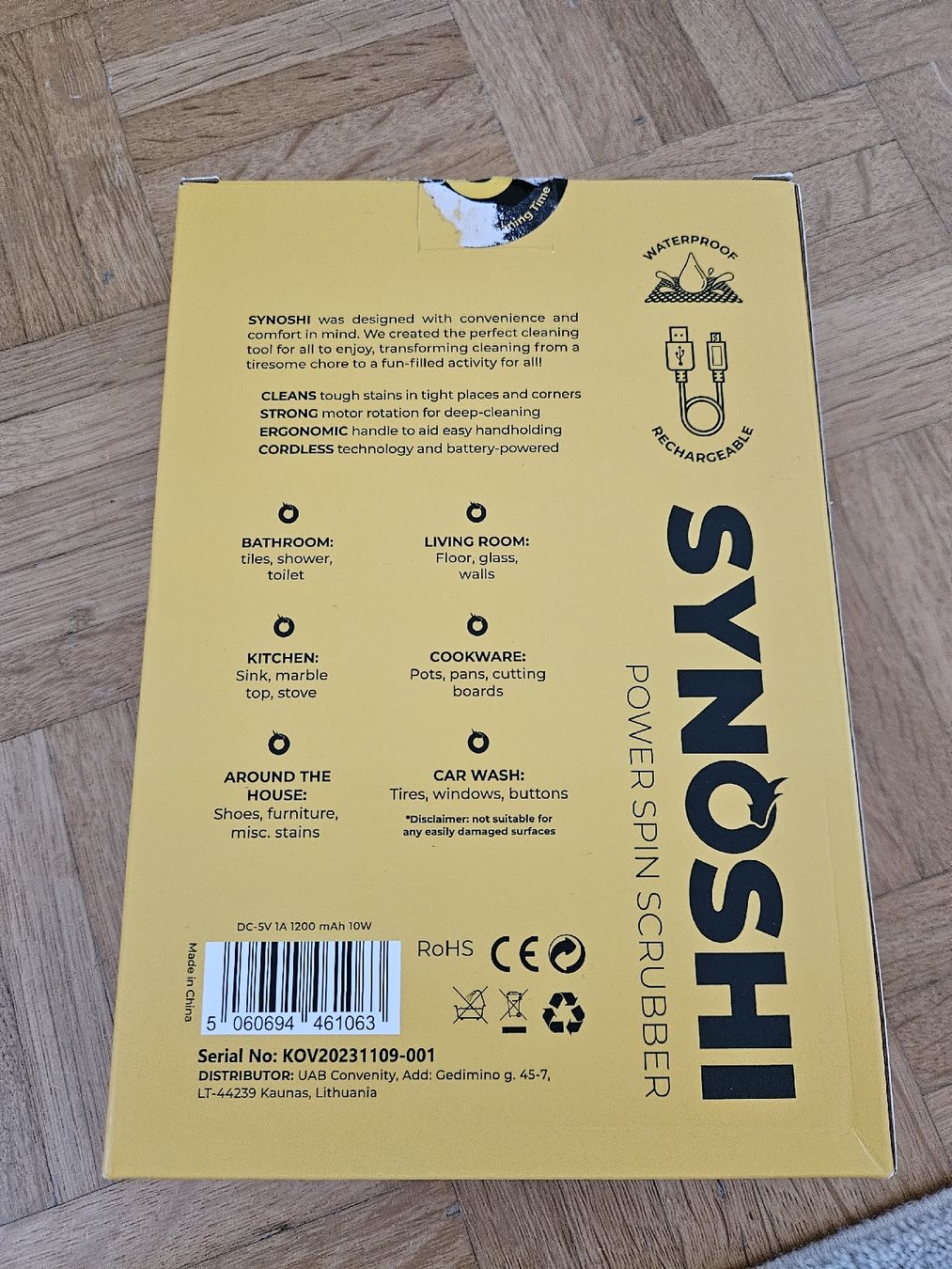 Synoshi Altro per la casa: SYNOSHI Power Spin Scrubber neu – Nuovo (secondo la descrizione) da Zürich venduto da Shen18 1