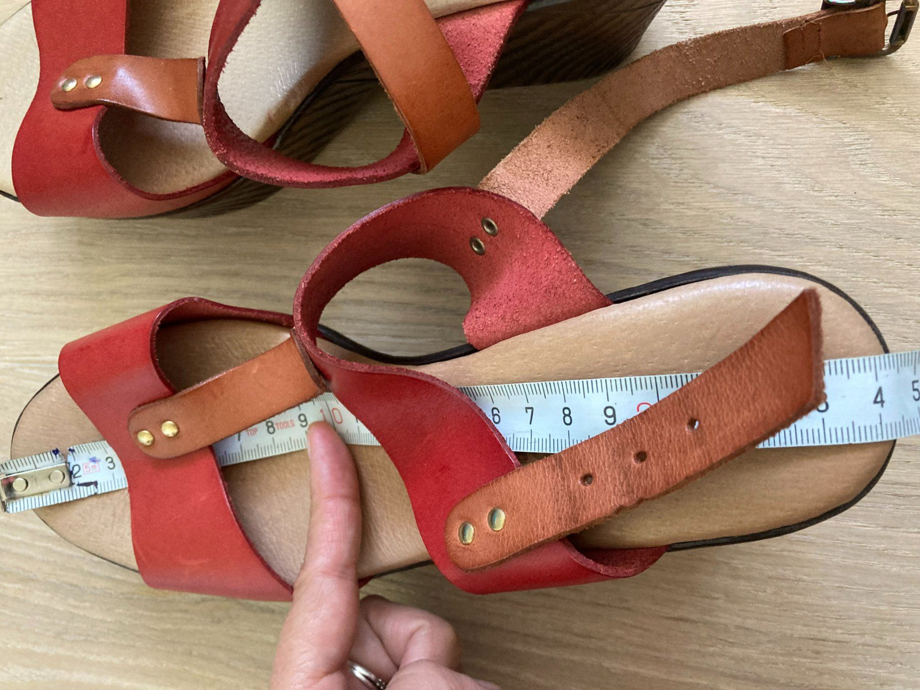 Chaussures femmes: Sandales en cuir véritable, 24 cm – Neuf (Voir description) à Lausanne 26 par anaxena 3