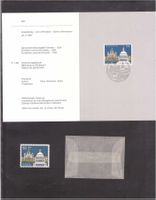 1991 CH/USA Faltblatt+Einzel USA aus ABO