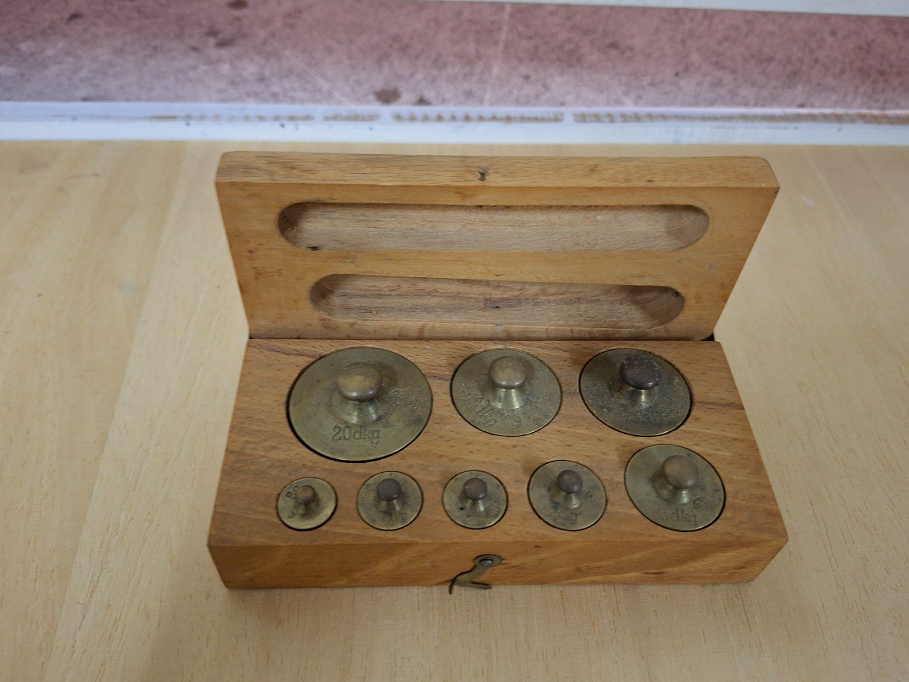 Messen: Messgewichte Messkasten Messing 10er Set gebraucht – Gebraucht aus Schaffhausen von meteor7 1