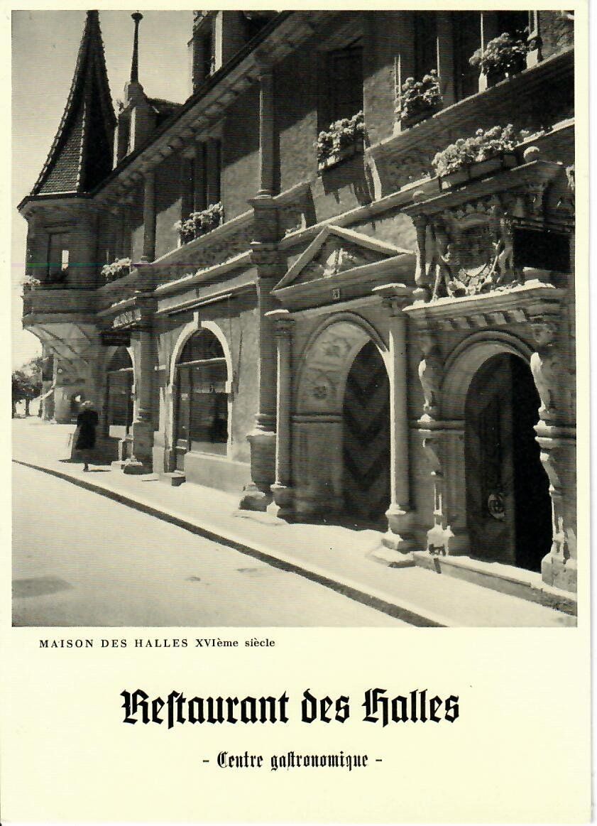 Ansichtskarten: Restaurant des Halles Neuchatel – Gebraucht aus Hochdorf von Ziegel-16