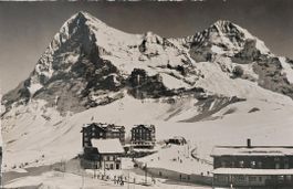 KLEINE SCHEIDEGG - mit Eiger und Mönch - 1961