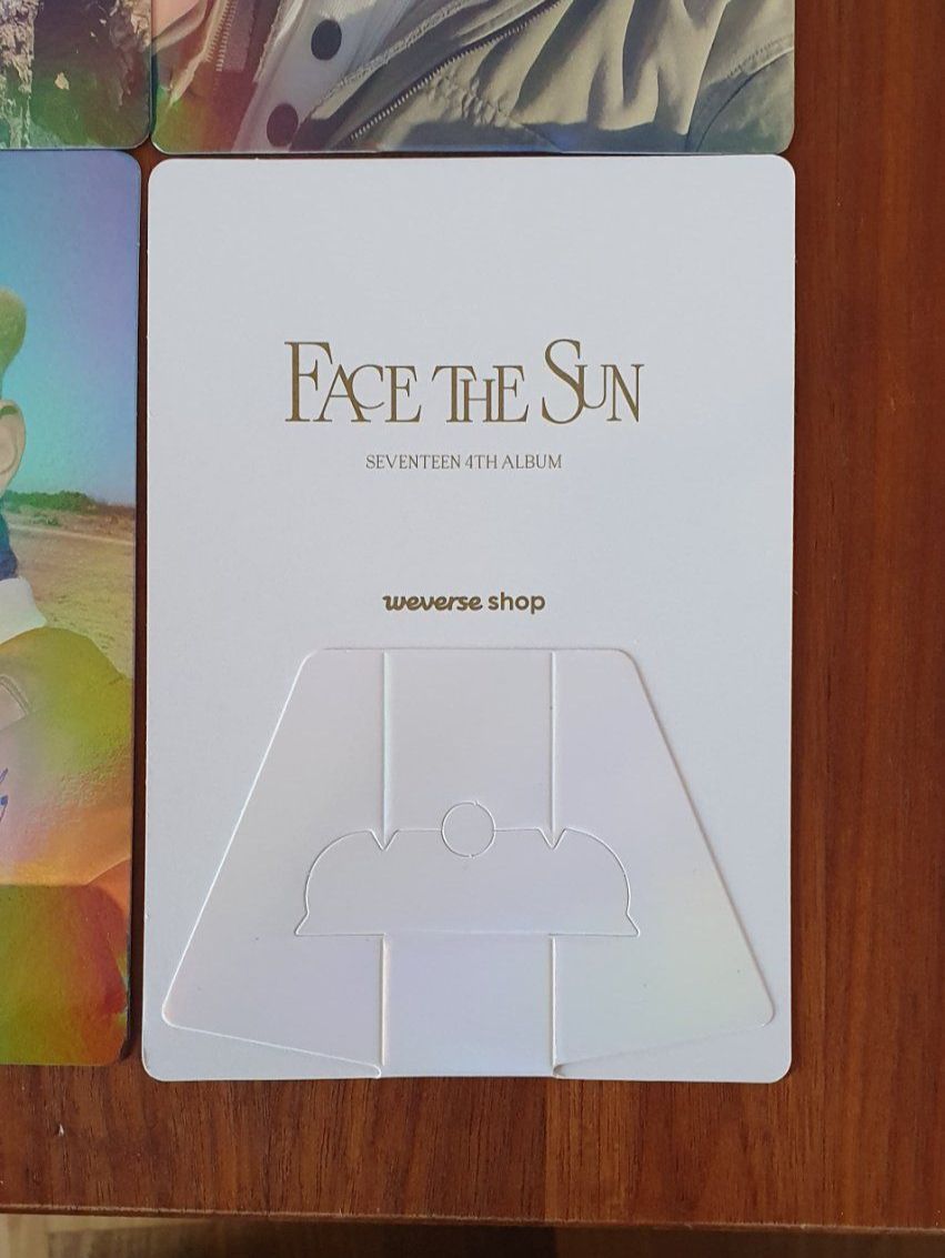 Carte collezionabili: SEVENTEEN Face The Sun WEVERSE POB Photo Frames – Usato da Kriens venduto da befor83 1
