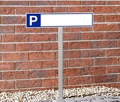 4Stk. Edelstahl-Einschlageisen für P-Schilder 70cm