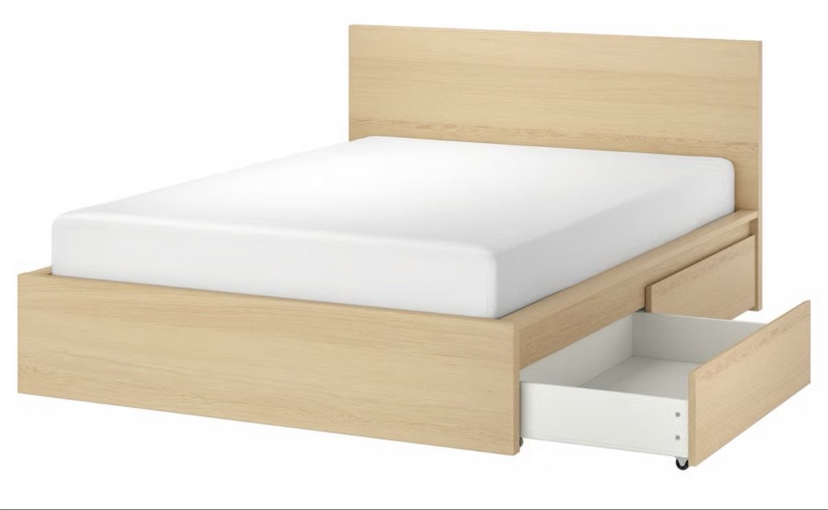 Betten: Malm Bett 140x200 inkl. Lattenrost – Gebraucht aus Cham von flamingo1707 1