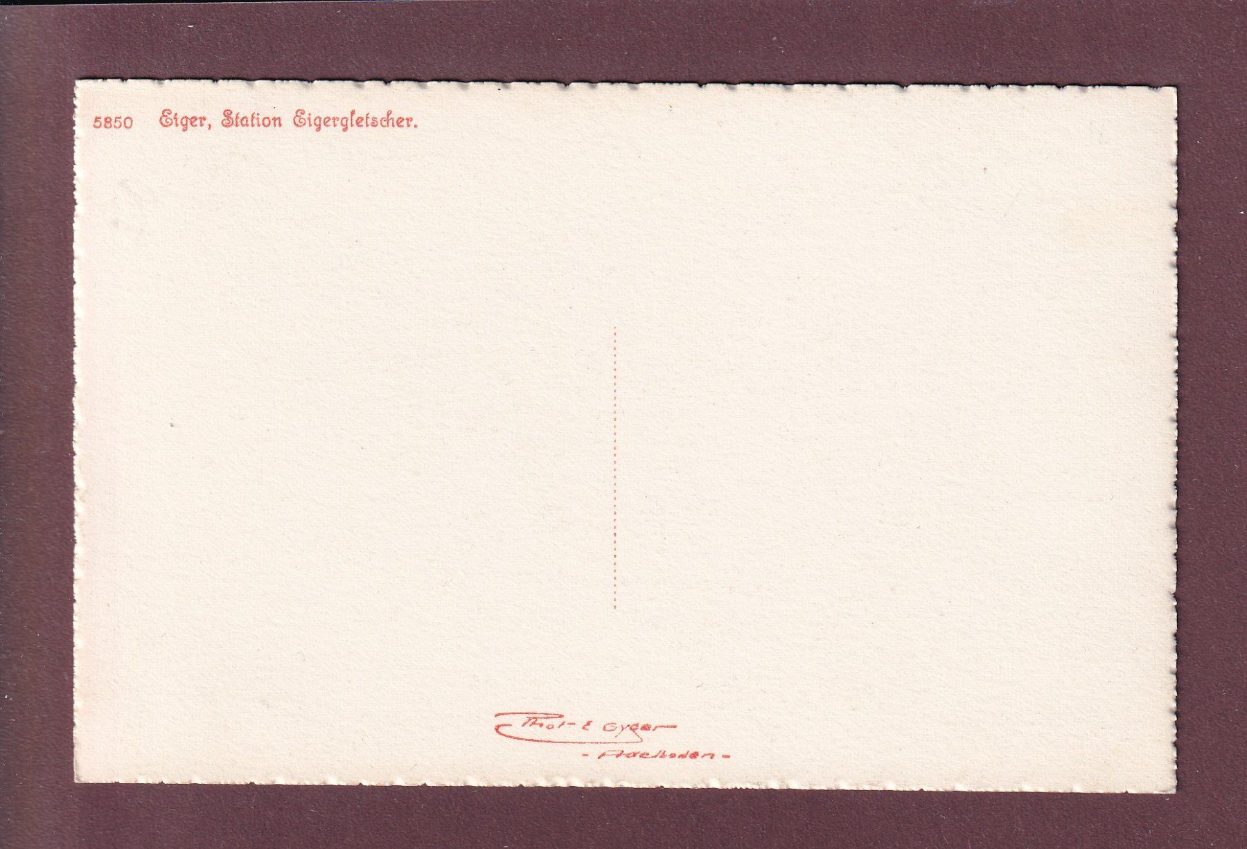 Cartes postales: Station Eigergletscher - EIGER – D'occasion à Pully par nicecards 1