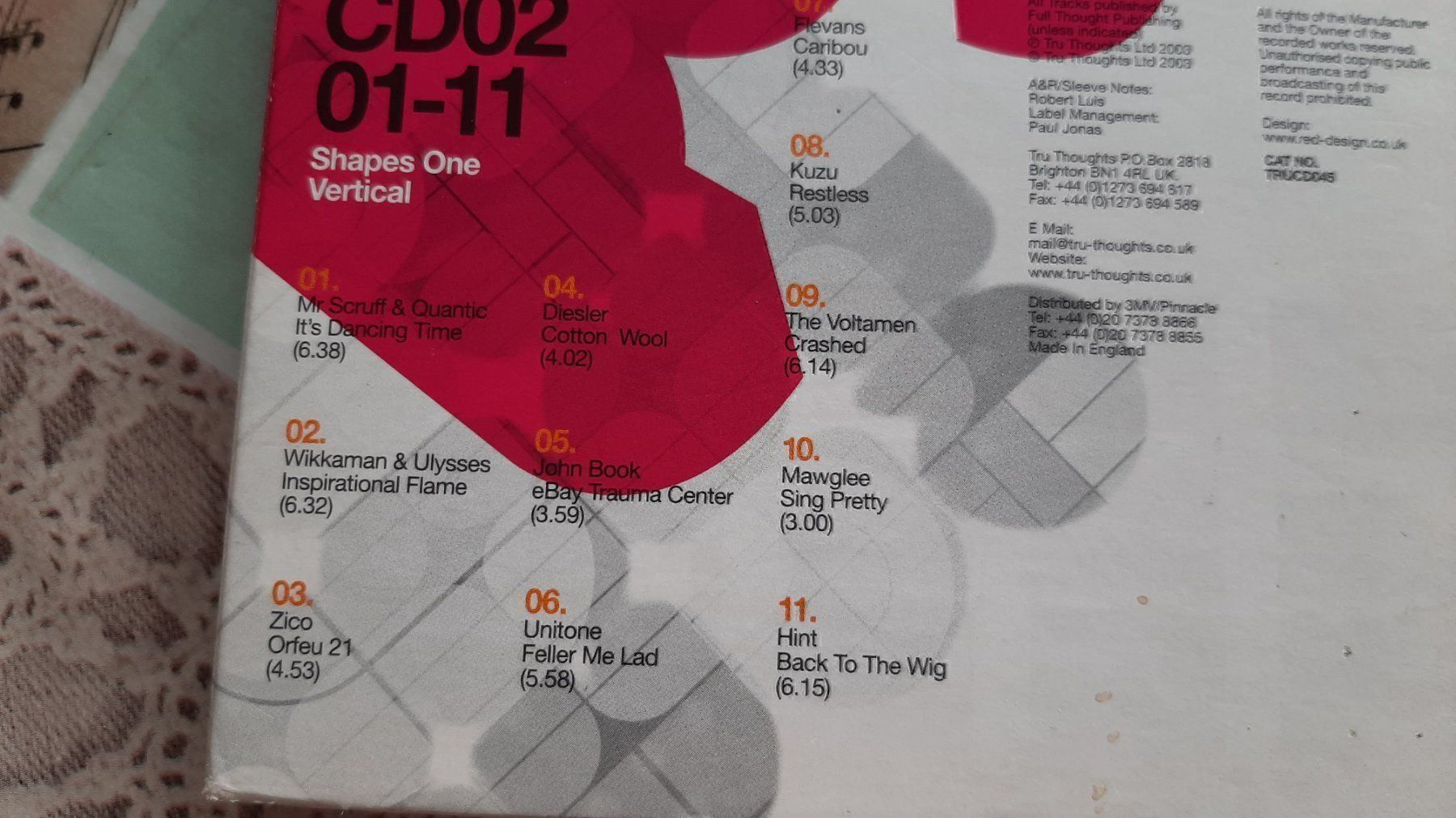 CD: CD Shapes One - Horizontal & vertical – Usato da Pully venduto da bro_n52j 4