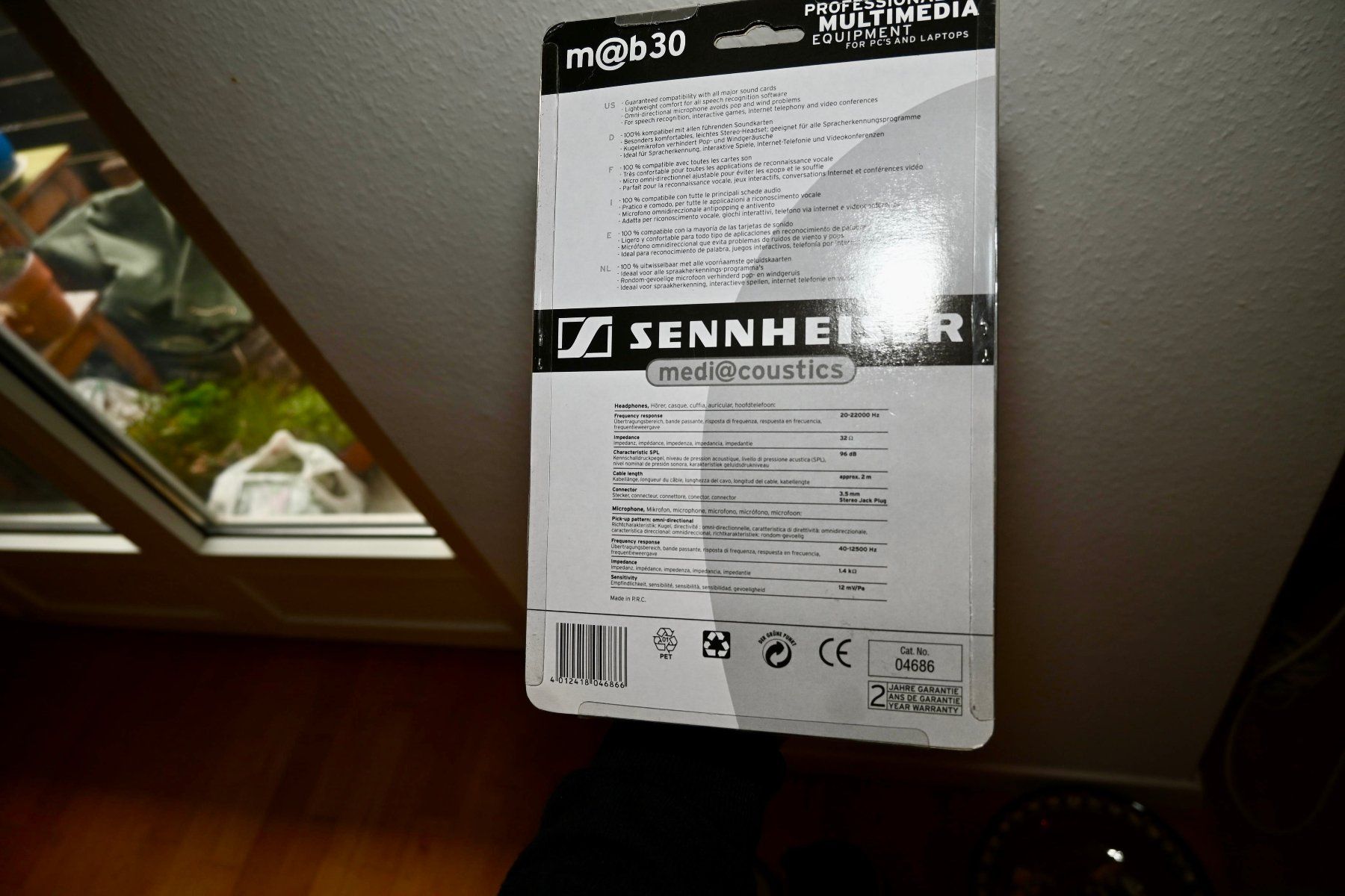 Sennheiser Cuffie: UNGEÖFFNET Sennheiser m@b30 Multimedia-Headset – Nuovo e nell'imballaggio originale da Pfaffhausen venduto da mono_rec 4